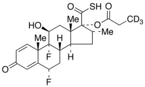 6Alpha,9Alpha-Difluoro-11Beta-hydroxy-16Alpha-methyl-3-oxo-17Alpha-(3,3,3-d3-propionyloxy)-androsta-1,4-diene-17Beta-carbothioic Acid