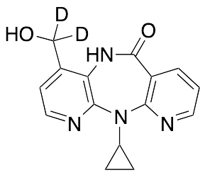 11-Cyclopropyl-5,11-dihydro-4-(hydroxymethyl)-6H-dipyrido[3,2-b:2',3'-e][1,4]diazepin-6-one-d2