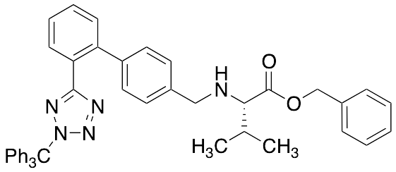 Benzyl N-[(2’-(Trityltetrazol-5-yl-1,1’-biphenyl-4-yl]-methyl-2-amino-3-methylbutanoate