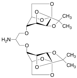 1,3-Bis-(1,6-anhydro-2,3-O-isopropylidene-Beta-D-mannopyranose-4-yloxy)-2-propylamine