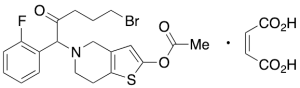 1-[2-(Acetyloxy)-6,7-dihydrothieno[3,2-c]pyridin-5(4H)-yl]-5-bromo-1-(2-fluorophenyl)-2-pentanone (2Z)-2-Butenedioate