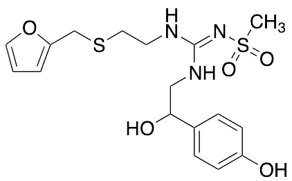 N-[[[2-[(2-Furanylmethyl)thio]ethyl]amino][[2-hydroxy-2-(4-hydroxyphenyl)ethyl]imino]methyl]-methanesulfonamide