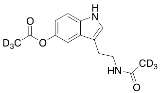 N-[2-[5-(Acetyloxy)-1H-indol-3-yl]ethyl]acetamide-D6