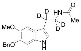 N-[2-[6-(Benzyloxy)-5-methoxyindol-3-yl]ethyl]acetamide-d4