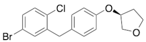 (3S)-3-[4-[(5-Bromo-2-chlorophenyl)methyl]phenoxy]tetrahydrofuran
