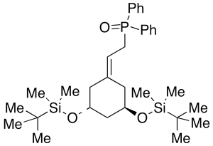 (3R-trans)-[2-[3,5-Bis[[(1,1-dimethylethyl)dimethylsilyl]oxy]cyclohexylidene]ethyl]diphenyl-phosphine Oxide