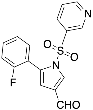 4-Des-(N-Methyl)aminomethyl Vonoprazan-4-carboxaldehyde
