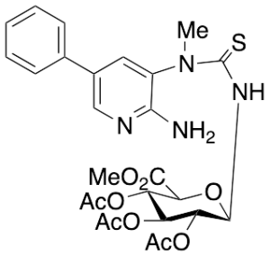 1-(2-amino-5-phenylpyridin-3-yl)-1-methylthiourea N-Beta-D-Glucuronide Methyl Ester Triacetate