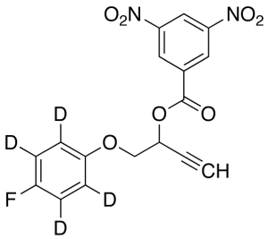 1-(4-Fluorophenoxy-d4)-2-(3,5-dinitrobenzoate)3-butyn-2-ol