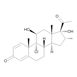 (11Beta,16Alpha)-9-Chloro-11,17-dihydroxy-16-methyl-pregna-1,4-diene-3,20-dione (Mometasone Impurity M)