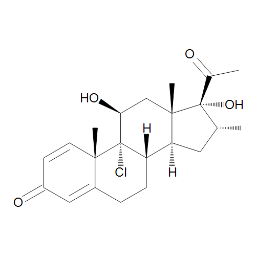(11Beta,16Alpha)-9-Chloro-11,17-dihydroxy-16-methyl-pregna-1,4-diene-3,20-dione (Mometasone Impurity M)