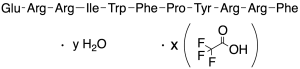 L-Glutamic Acid-L-Arginine-L-Arginine-L-Isoleucine-L-Tryptophan-L-Phenylalanine-L-Proline-L-Tyrosine-L-Arginine-L-Arginine-L-Phenylalanine TFA Salt Hydrate