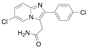 6-Chloro-2-(4-chlorophenyl)imidazo[1,2-a]pyridine-3-acetamide