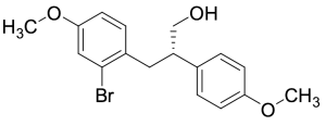 (S)-3-(2-Bromo-4-methoxyphenyl)-2-(4-methoxyphenyl)propan-1-ol