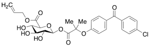 Fenofibric Acid Acyl-Beta-D-glucuronide Allyl Ester