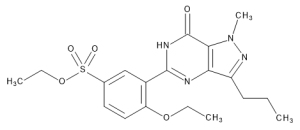 3-(6,7-Dihydro-1-methyl-7-oxo-3-propyl-1H-pyrazolo[4,3-d]pyrimidin-5-yl)-4-ethoxy-ethyl ester Benzenesulfonic acid