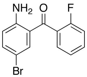 2-Amino-2’-fluoro-5-bromobenzophenone