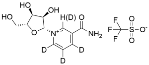 Nicotinamide Riboside-d4 Triflate (d3-Major) alpha/beta mixture