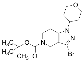 tert-Butyl 3-Bromo-1-(tetrahydro-2H-pyran-4-yl)-6,7-dihydro-1H-pyrazolo[4,3-c]pyridine-5(4H)-carboxylate