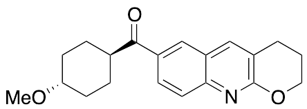 (3,4-Dihydro-2H-pyrano[2,3-b]quinolin-7-yl)(trans-4-methoxycyclohexyl)methanone