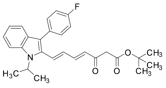 Fluvastatin 3-Oxo-4,6-diene O-tert-Butyl Ester