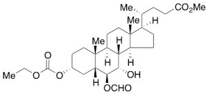 (3Alpha,5Beta,6Beta,7Alpha)-3-[(Ethoxycarbonyl)oxy]-6-(formyloxy)-7-hydroxycholan-24-oic Acid Methyl Ester