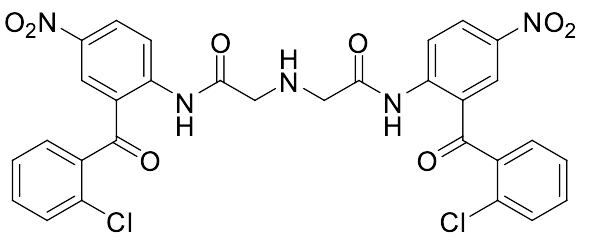2,2'-Iminobis[N-[2-(2-chlorobenzoyl)-4-nitrophenyl]acetamide]