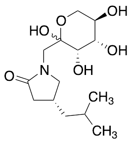 (R)-4-isobutyl-1-(((3S,4S,5R)-2,3,4,5-tetrahydroxytetrahydro-2H-pyran-2-yl)methyl)pyrrolidin-2-one (a/b mixture)