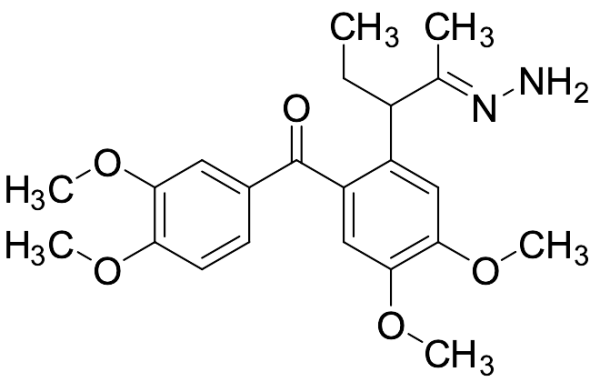 (3,4-Dimethoxyphenyl)(2-(2-hydrazonopentan-3-yl)-4,5-dimethoxyphenyl)methanone