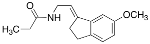 (E)-N-[2-(2,3-Dihydro-6-methoxy-1H-inden-1-ylidene)ethyl]propanamide