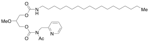Acetyl(2-pyridinylmethyl)carbamic Acid 2-Methoxy-3-[[(octadecylamino)carbonyl]oxy]propyl Ester
