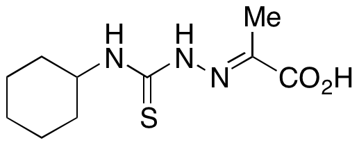 (2E)-2-[2-[(Cyclohexylamino)thioxomethyl]hydrazinylidene]propanoic Acid