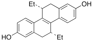 cis-5,11-Diethyl-5,6,11,12-tetrahydro-2,8-chrysenediol