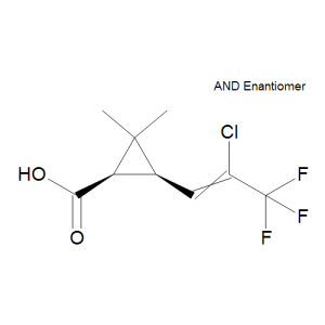 cis-3-(2-Chloro-3,3,3-trifluoro-1-propenyl)-2,2-dimethyl-cyclopropanecarboxylic Acid