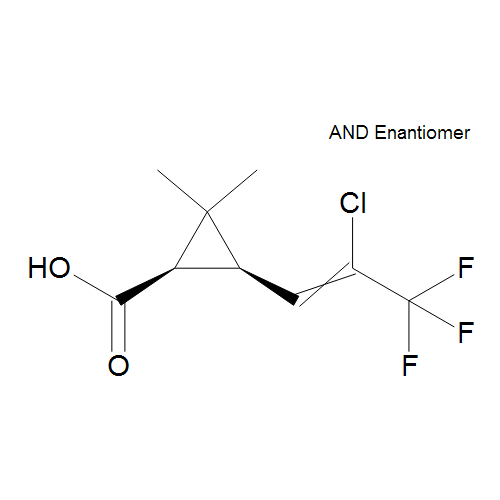 cis-3-(2-Chloro-3,3,3-trifluoro-1-propenyl)-2,2-dimethyl-cyclopropanecarboxylic Acid
