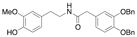 N-[2-(4-Hydroxy-3-methoxyphenyl)ethyl]-3,4-bis(phenylmethoxy)benzeneacetamide