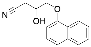 3-Hydroxy-4-(1-naphthyloxy)-butanenitrile