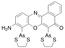 9-Amino-6,8-di-1,3,2-dithiarsolan-2-yl-5H-benzo[a]phenoxazin-5-one (Technical Grade)