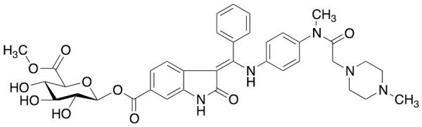 Nintedanib Demethyl-O-Beta-D-glucuronic Acid Methyl Ester