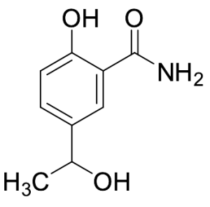 2-Hydroxy-5-(1-hydroxyethyl)benzamide