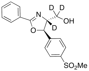 (4R,5R)-4,5-Dihydro-5-[4-(methylsulfonyl)phenyl]-2-phenyl-4-oxazolemethanol-d3