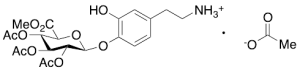 Dopamine 4-O-Beta-D-Glucopyranosiduronic Acid Methyl Ester 2,3,4-Triacetate Acetate