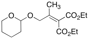 [1-Methyl-2-[(tetrahydro-2H-pyran-2-yl)oxy]ethylidene]-propanedioic Acid Diethyl Ester