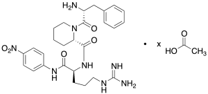 L-Argininamide-D-phenylalanyl-L-2-piperidinecarbonyl-N-(4-nitrophenyl) Acetic Acid (D-PHE-PIP-ARG-PNA)