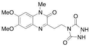 4-[2-(3,4-Dihydro-6,7-dimethoxy-4-methyl-3-oxo-2-quinoxalinyl)ethyl]-1,2,4-triazolindine-3,5-dione