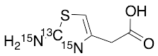 2-Amino-4-thiazoleacetic Acid-13C,15N2