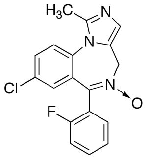 8-Chloro-6-(2-fluorophenyl)-1-methyl-4H-imidazo[1,5-a][1,4]benzodiazepine 5-Oxide (Midazolam 5-Oxide)