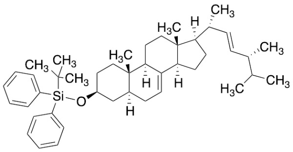 (3Beta,5Alpha,22E)-3-[[(1,1-Dimethylethyl)diphenylsilyl]oxy] Ergosta-7,22-diene