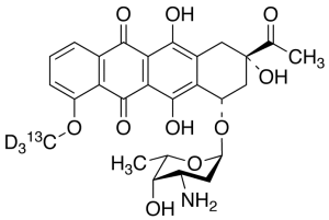 Daunorubicin-13C,d3 (>85%)