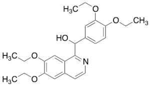 alpha-(3,4-Diethoxyphenyl)-6,7-diethoxy-1-isoquinolinemethanol